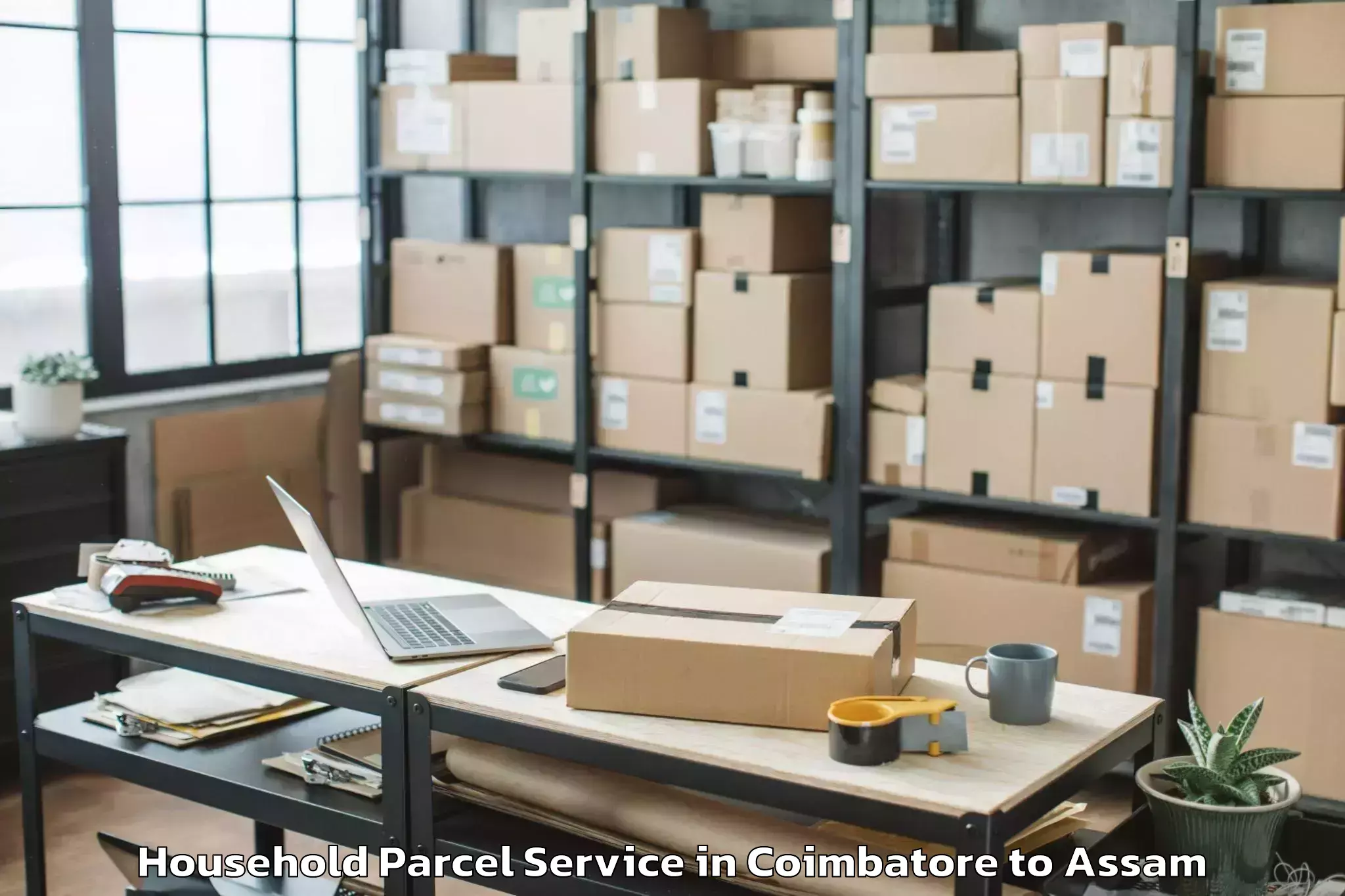 Book Coimbatore to Dhubri Pt Household Parcel Online